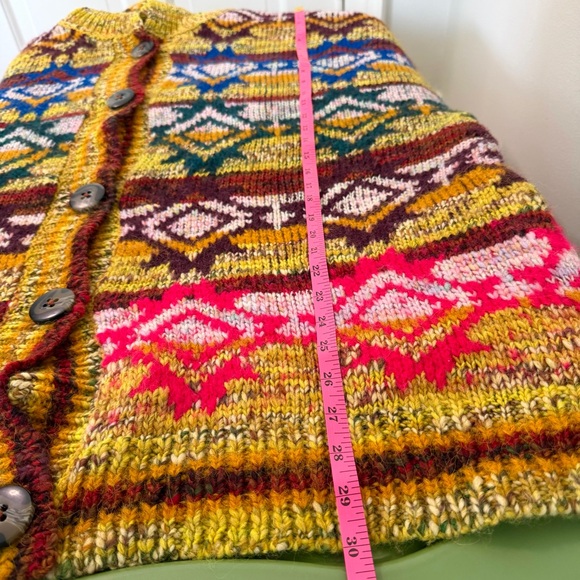 Free People Isle of Sky Multicolor Oversized Sweater Coat Women’s Size XS/S - Picture 13 of 15